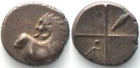 Thrakien - Chersonesos THRACE. Chersonesos, AR Hemidrachm 400-350 BC, pellet / AG monogram, corn-ear AU -