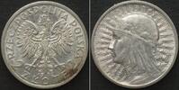 Polen POLAND 2 Zlote 1932 QUEEN JADWIGA silver UNC!!! -