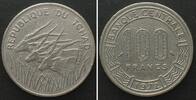 Tschad CHAD. 100 Francs 1972, nickel, VF/VF+ -