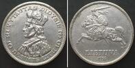 Litauen LITHUANIA 10 Litu 1936 VYTAUTAS silver UNC-! -