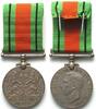 England - Orden und Abzeichen THE DEFENCE MEDAL 1939-1945 GEORGE VI with ribbon -