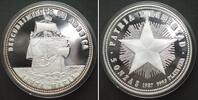 Kuba CUBA 5 Onzas 1987 DISCOVERY - COLUMBUS' SANTA MARIA 5 oz silver RARE! -