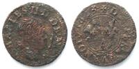 Frankreich - Nevers & Rethel NEVERS & RETHEL Denier 1653 A CHARLES II de GONZAGA cuivre TTB+ -