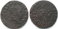 Frankreich - Nevers & Rethel NEVERS & RETHEL Denier 1653 A CHARLES II de GONZAGA cuivre qSUP! -