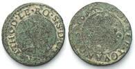 Frankreich - Cugnon (Ardennes) CUGNON Double Tournois 1633 JEAN THEODORE cuivre -