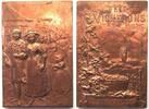 Schweiz - Medaillen VEVEY. 1905 FETE DES VIGNERONS Plaquette par Elisabeth Fulpius, bronze, 60x40mm -