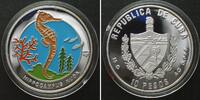 Kuba CUBA 10 Peso 2004 Seahorse HIPPOCAMPUS KUDA silver colored SCARCE! -
