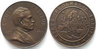 Europa FEDERATED STATES OF EUROPE. 1/10 Europa 1928, LOUIS PASTEUR, bronze AU -