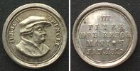 Schweiz - Medaillen ZURICH 3rd Ann. of Reformation 1819, ULRICH ZWINGLI, by J. Aberli, silver 14mm -