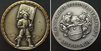 Schweiz - Schützenmedaillen Solothurn LUTERBACH Small Caliber Shooting ND (ca. 1960) silvered bronze 50mm -