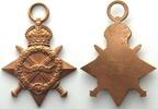 England - Orden und Abzeichen 1914-1915 STAR, Volunteer Artillery Battery, Mesopotamia Campaign -