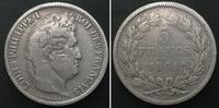 Frankreich LOUIS PHILIPPE Ier 5 Francs 1831 B Rouen argent qTTB -