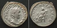 Roman Imperial OTACILIA SEVERA. Wife of Philip I. AR Antoninianus, 246-248, CONCORDIA, UNC!!! -