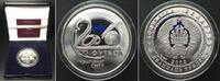 Weissrussland BELARUS 20 Roubles 2002, FOOTBALL WORLD CUP, silver Proof SCARCE! -