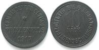 Friedenfels (Bayern) Germany FRIEDENFELS (Bavaria) 10 Pfennig 1917, NOTGELD, zinc UNC- RRR! -