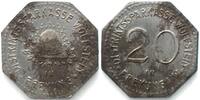 Freyung v. W. (Bayern) Germany FREYUNG v. W. (Bavaria) 20 Pfennig ND, NOTGELD, iron UNC -