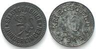 Germany MUNDERKINGEN (Württemberg) 10 Pfennig 1918, NOTGELD, zinc UNC- SUP-FDC