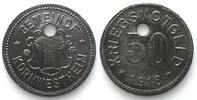 Kornwestheim (Württemberg) Germany KORNWESTHEIM (Württemberg) 50 Pfennig 1918, NOTGELD iron UNC -
