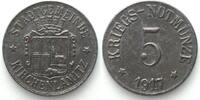 Kirchenlamitz (Bayern) Germany KIRCHENLAMITZ (Bavaria) 5 Pfennig 1917, NOTGELD iron UNC- -