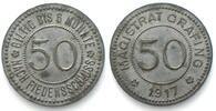 Grafing (Bayern) Germany GRAFING (Bavaria) 50 Pfennig 1917, NOTGELD nickel coated zinc, UNC- -