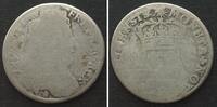 Frankreich LOUIS XIV. 11 Sols de Strasbourg 1712 BB, argent, TRES RARE! B -