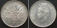 Italien ITALY 500 Lire 1988 CONSTITUTION silver UNC -