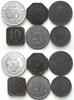 Deutschland - Notmünzen GERMAN NOTGELD. 6 coins, A, B, F, H -
