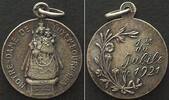 Luxemburg - Medaillen LUXEMBOURG. Medal 1921 NOTRE-DAME DE LUXEMBOURG silvered bronze 25mm -