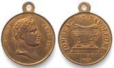 Frankreich - Jetons TOMBEAU DE NAPOLEON Ier. Inauguration 1853, laiton, 23mm, FDC- -