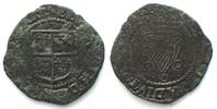 Irland IRELAND. Penny 1602, ELIZABETH I, copper RARE! -