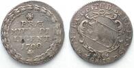 Schweiz - Bern Swiss BERN 10 Kreuzer 1700 large arms SCHOOL PRIZE silver VF+ -
