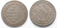 Schweiz - Bern Swiss BERN 10 Kreuzer 1700 large arms SCHOOL PRIZE silver VF/VF-XF -