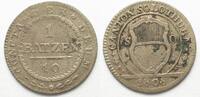 Schweiz - Solothurn Swiss SOLOTHURN Batzen 1808 billon VF+ SCARCE VARIETY! -