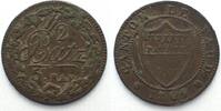Schweiz - Waadt Suisse VAUD 1/2 Batz 1809 billon TTB -