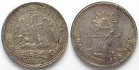 Mexiko MEXICO. 50 Centavos 1878 Zs S, Zacatecas mint, silver, AU! -