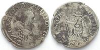 Vatikan PAPAL Testone ND GREGORY XIII 1572-85 silver aVF VERY RARE! -