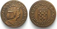 Frankreich ESSAI DE METAL & MODULE Type du ducat de LOUIS XII ND(1880) bronze 25mm -