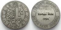Schweiz - Schützenmedaillen GENEVA - TIR PETIT CALIBRE Medaille de tir 1964 bronze argente R! -