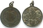 Schweiz - Schützenmedaillen LA CHAUX-DE-FONDS Tir cantonal neuchatelois 1886 bronze argente -