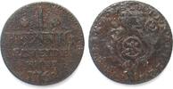 Mainz, Erzbistum Germany MAINZ Pfennig 1768 EMERIC JOSEF v. BREIDBACH copper AU! -