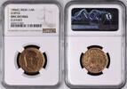 INDIA 1/4A BRITISH INDIA 1/4 Anna 1906 EDWARD VII copper NGC UNC Details ! -