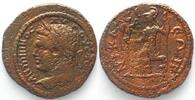 Roman Provincial Bithynia NIKAIA AE 24mm of CARACALLA 196-217 Athena seated holding Nike -