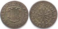 Schweiz - Freiburg Suisse FRIBOURG 1/2 Kreuzer 1787 billon SUP! -