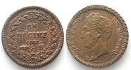 Monaco MONACO Un Décime 1838 HONORÉ V bronze SUP-FDC! -