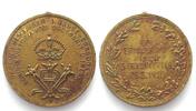Deutschland - Orden und Abzeichen FORMER 1ST DRAGOON GUARDS SOCIETY Regiment medal 1910 brass 33mm -