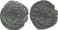 Italien - Casale Italian States CASALE Quarto 1582 GUGLIELMO GONZAGA copper SCARCE! XF! -