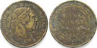 England GREAT BRITAIN Bank Token 3 Shilling 1814 CONTEMPORARY COUNTERFEIT -
