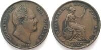 England GREAT BRITAIN Penny 1831 WILLIAM IV copper VF-XF -