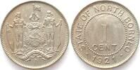 Britisch Nordborneo BRITISH NORTH BORNEO Cent 1921 Cu-Ni UNC-! -