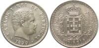 Portugal 1899 PORTUGAL 500 Reis 1899 CARLOS I silver UNC!!! unz 69,99 EUR49,99 EUR  + 15,00 EUR frais d'envoi